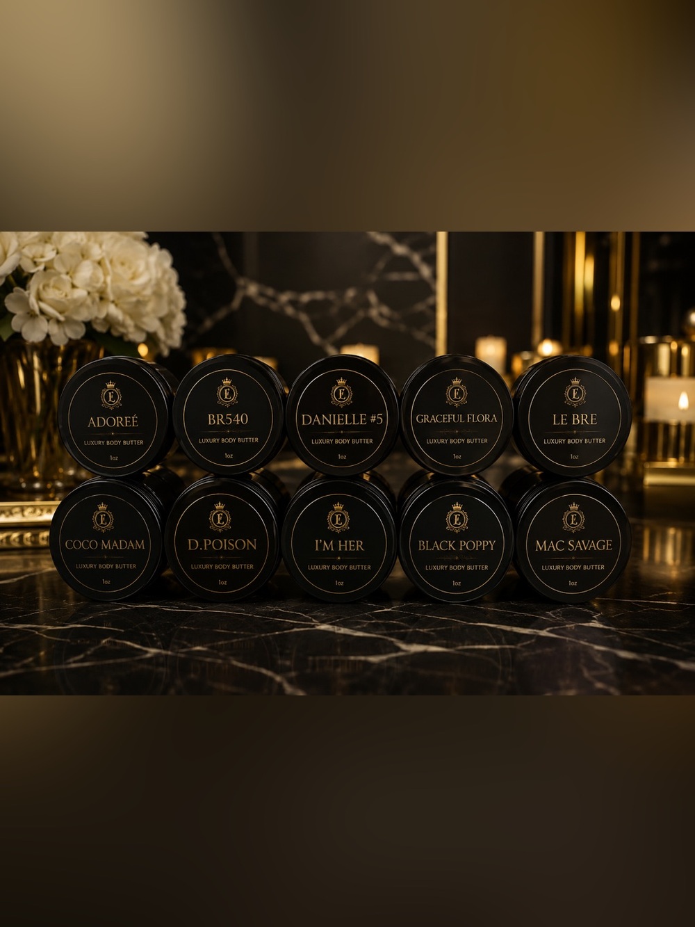 10 Lux Mini Whipped Body Butters 1oz Each